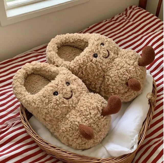 Jellycat Fuzzy Slippers