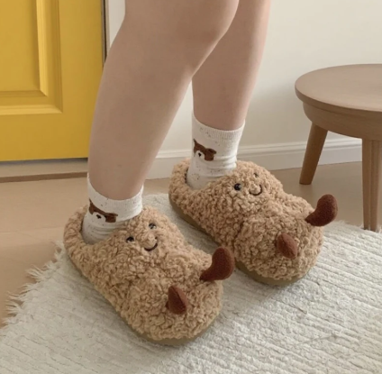 Jellycat Fuzzy Slippers